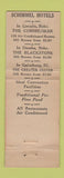 Matchbook Cover - Hotel Cornhusker Lincoln NE WEAR