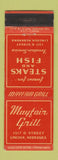 Matchbook Cover - Mayfair Grill Restaurant Lincoln NE