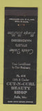 Matchbook Cover - Cut n Curl Beauty Shop Rolla MO WEAR