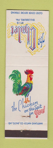 Matchbook Cover - The Chalet Dillsburg PA rooster