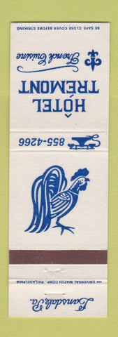 Matchbook Cover - Hotel Tremont French Restaurant Lansdale PA