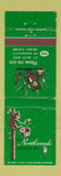 Matchbook Cover - Northwoods Marquette MI WORN bear