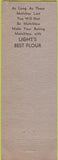 Matchbook Cover - Kansas Cream Grain Milling Flour Liberal KS