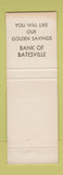 Matchbook Cover - Bank of Batesville MS