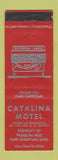 Matchbook Cover - Catalina Motel Pass Christian MS WEAR