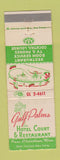 Matchbook Cover - Gulf Palms Hotel Court Pass Christian MS WEAR