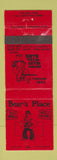 Matchbook Cover - Bear's Place Pizza Bloomington Indianapolis IN