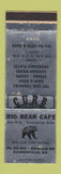 Matchbook Cover - Big Bear Cafe Gainesville GA WEAR