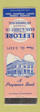 Matchbook Cover - Leflore Bank and Trust Greenwood MS WEAR