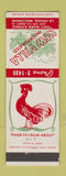 Matchbook Cover - New Villa Restaurant rooster La Crosse WI