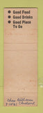 Matchbook Cover - New Villa Restaurant rooster La Crosse WI