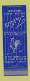 Matchbook Cover - Teibel's Schererville IN rooster