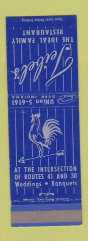 Matchbook Cover - Teibel's Schererville IN rooster