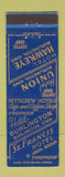 Matchbook Cover - Hotels Burlington IA St Joseph MO