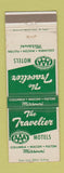 Matchbook Cover - The Travelier Motels Columbia Macon Fulton MO