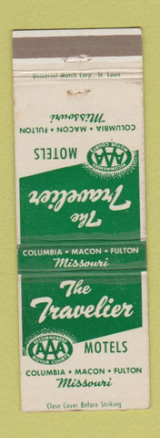Matchbook Cover - The Travelier Motels Columbia Macon Fulton MO
