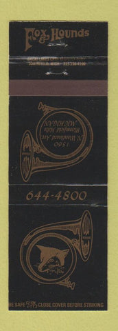 Matchbook Cover - Fox and Hounds Bloomfield Hills MI