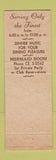 Matchbook Cover - Squat N Gobble Restaurant turkey Topeka KS