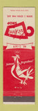 Matchbook Cover - Chicken Pie Shop Long Beach CA