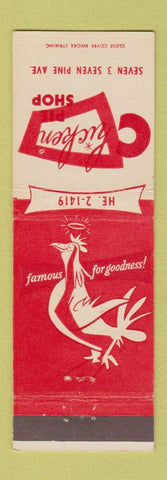 Matchbook Cover - Chicken Pie Shop Long Beach CA