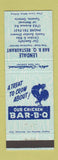Matchbook Cover - Lendale BBQ Restaurant rooster Toronto ON