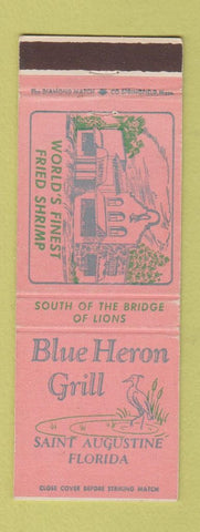 Matchbook Cover - Blue Heron Grill St Augustine FL
