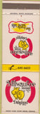 Matchbook Cover - Milwaukee Sausage WI