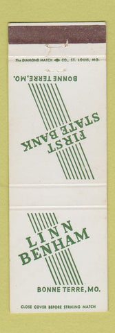 Matchbook Cover - Linn Benham Bonne Terre MO First State Bank