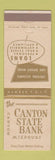 Matchbook Cover - Canton State Bank Canton MO
