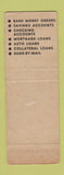 Matchbook Cover - Citizens Bank of Belton MO WORN