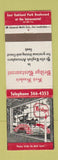 Matchbook Cover - Bridge Restaurant Fred Franke's Fort Lauderdale FL