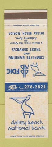 Matchbook Cover - Delray Beach National Bank FL