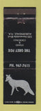 Matchbook Cover - The Grey Fox Auburndale FL WEAR