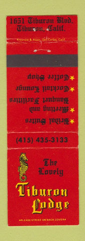 Matchbook Cover - Tiburon Lodge CA seahorse
