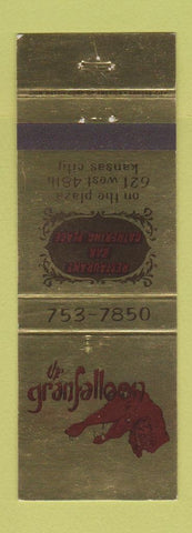 Matchbook Cover - The Granfaloon Restaurant Kansas City MO alligator