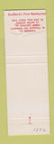 Matchbook Cover - Bernice's Restaurant lobster Guilford CT