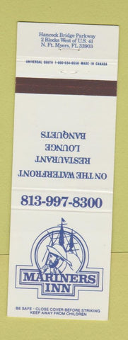 Matchbook Cover - Mariners Inn North Fort Myers FL