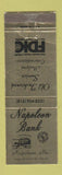 Matchbook Cover - Napoleon Bank MO WEAR