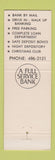 Matchbook Cover - First Missouir Bank Hermann MO