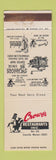 Matchbook Cover - Crowe's Restaurants Cassville MO
