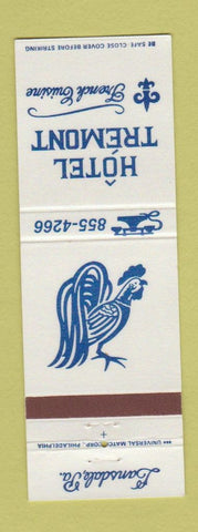 Matchbook Cover - Hotel Tremont French Lansdale PA rooster