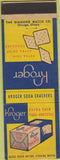 Matchbook Cover - Kroger grocery store Soda Crackers saltines