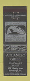 Matchbook Cover - Atlantic Grill Pittsburgh PA fish