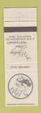 Matchbook Cover - Whistling Toad Restaurant Wales WI