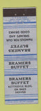 Matchbook Cover - Bramers Buffet Denver Colorado