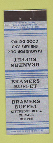 Matchbook Cover - Bramers Buffet Denver Colorado