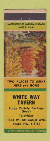 Matchbook Cover - White Way Tavern