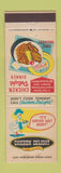 Matchbook Cover - Chicken Delights Restaurants Norfolk VA