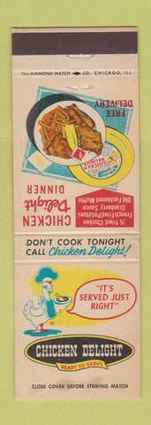 Matchbook Cover - Chicken Delights Restaurants Norfolk VA