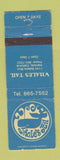Matchbook Cover - Whale's Tail Alameda CA WORN